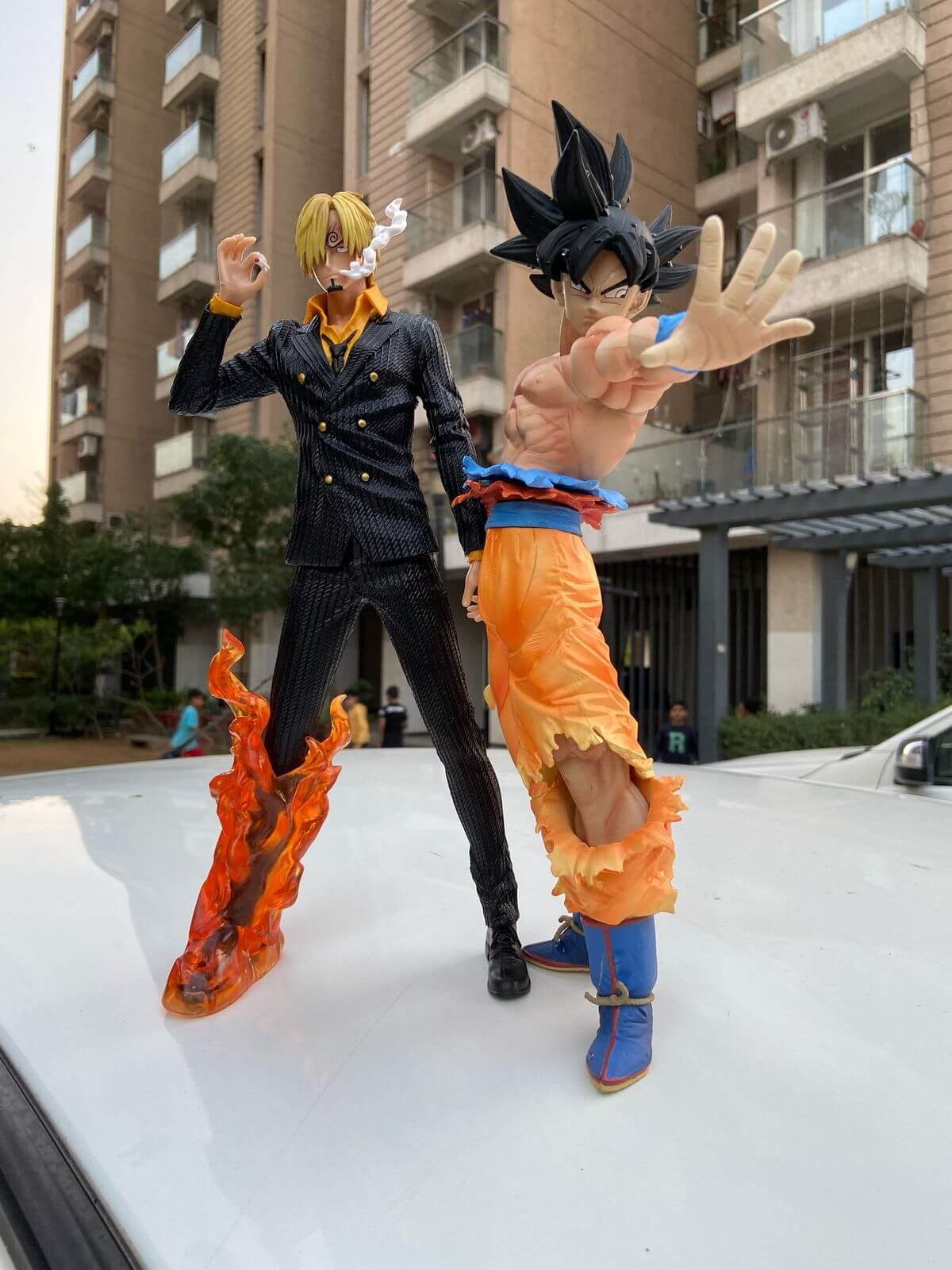 Sanji x Goku Action Duo – Fire Meets Fury