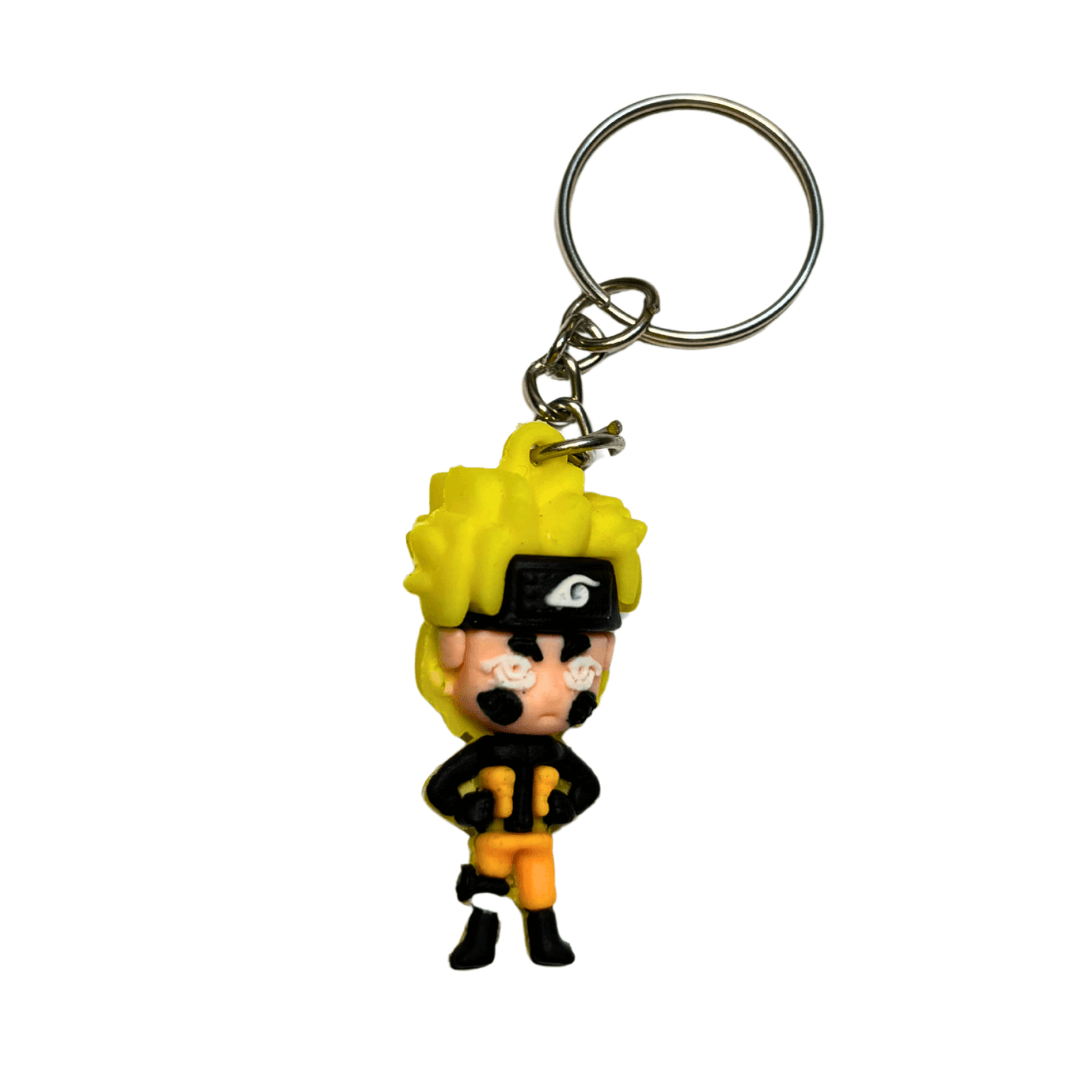 Naruto Uzumaki PVC Keychain – Chibi Kurama Mode Design