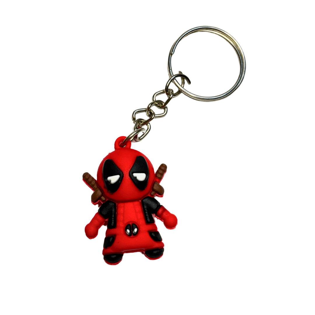 Deadpool Chibi Keychain – Funny Marvel Superhero Figurine