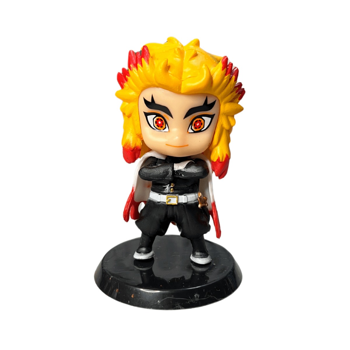 Kyojuro Rengoku Chibi Action Figure – Demon Slayer Flame Hashira Collectible Toy