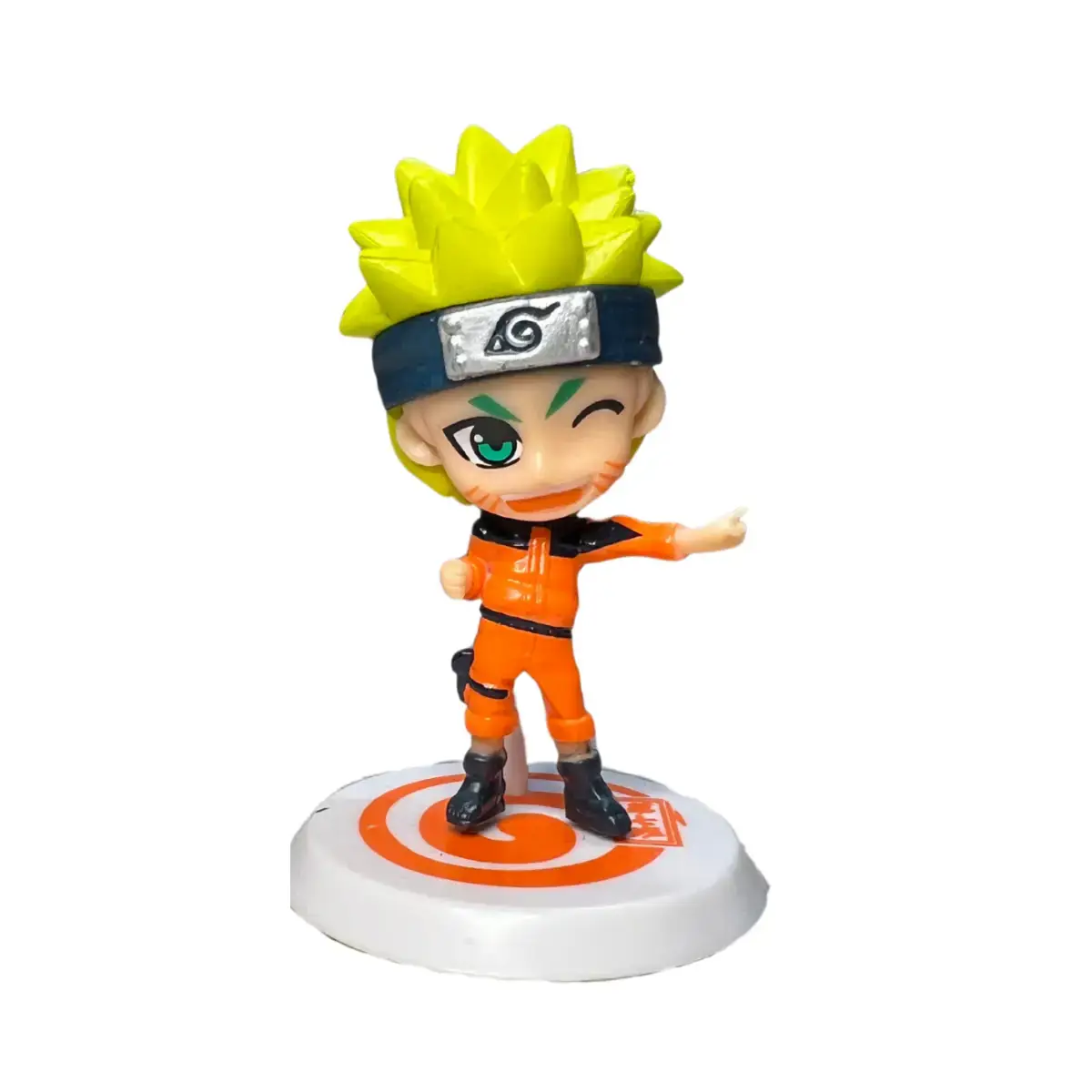 Chibi Naruto Uzumaki Figure – Cute Mini PVC Anime Collectible (Naruto Shippuden, Winking Pose)